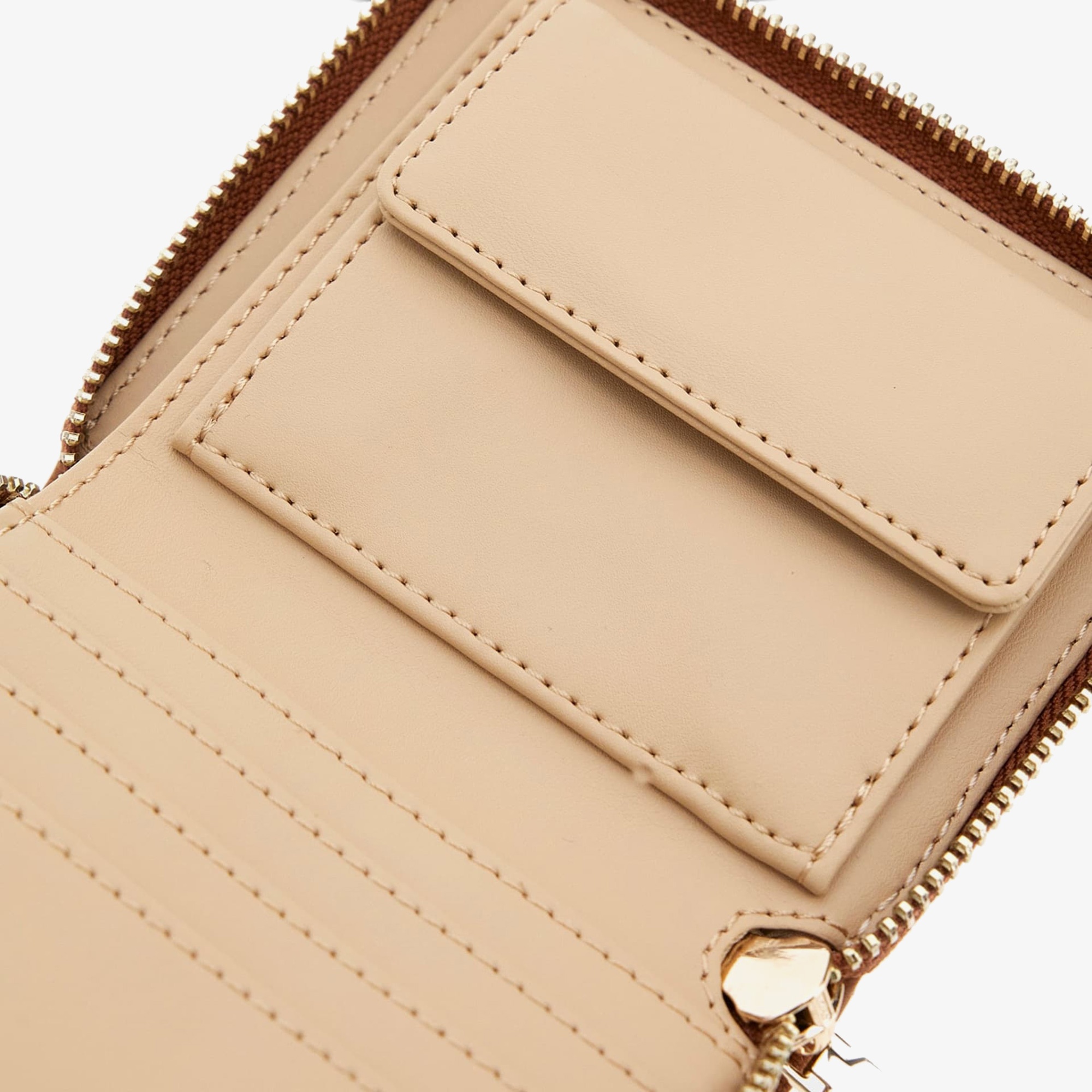 Guess Laurel Medium Zi Laurel Small Zip Around Kadın Kahverengi Cüzdan