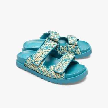  Guess Fadelizz Kadın Yeşil Terlik