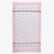 Guess Towel Jacquard Lux Sponge Unisex Pembe Plaj Havlusu
