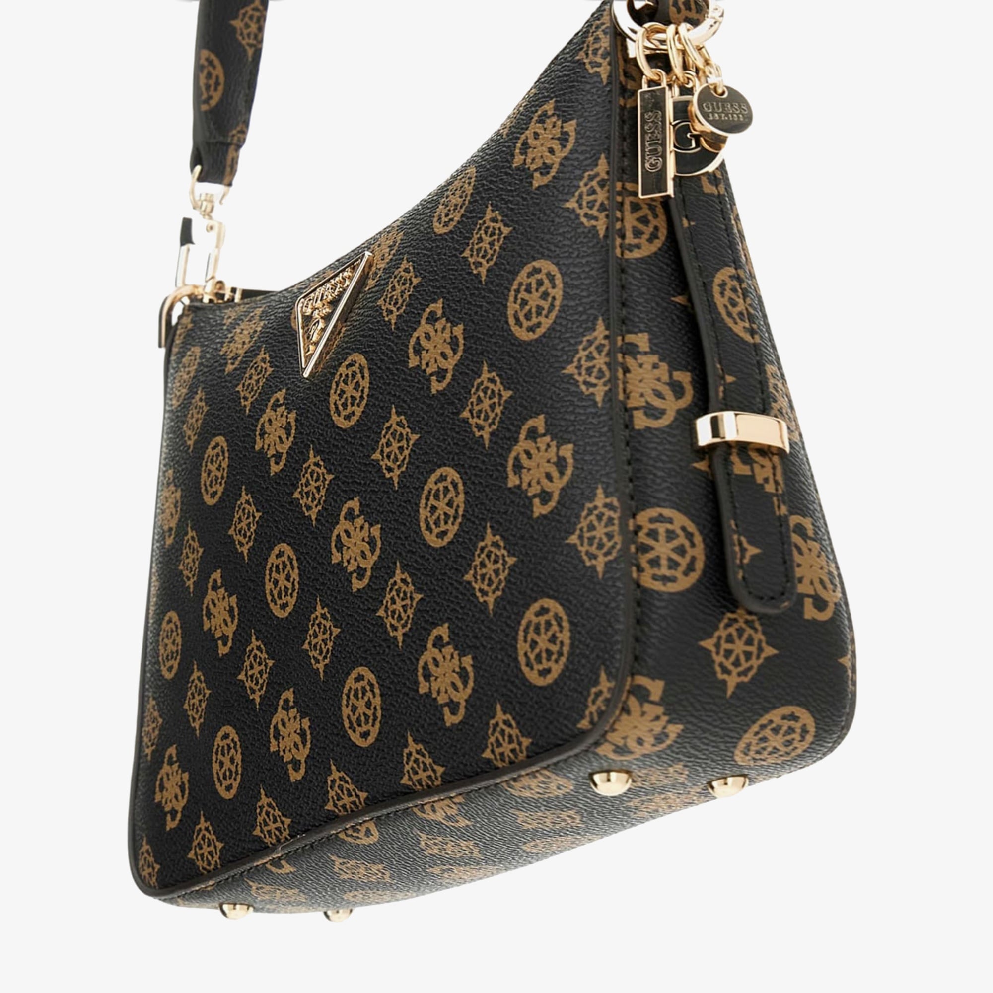 Guess Eco Erica 2Mpt Zip Kadın Kahverengi El Çantası