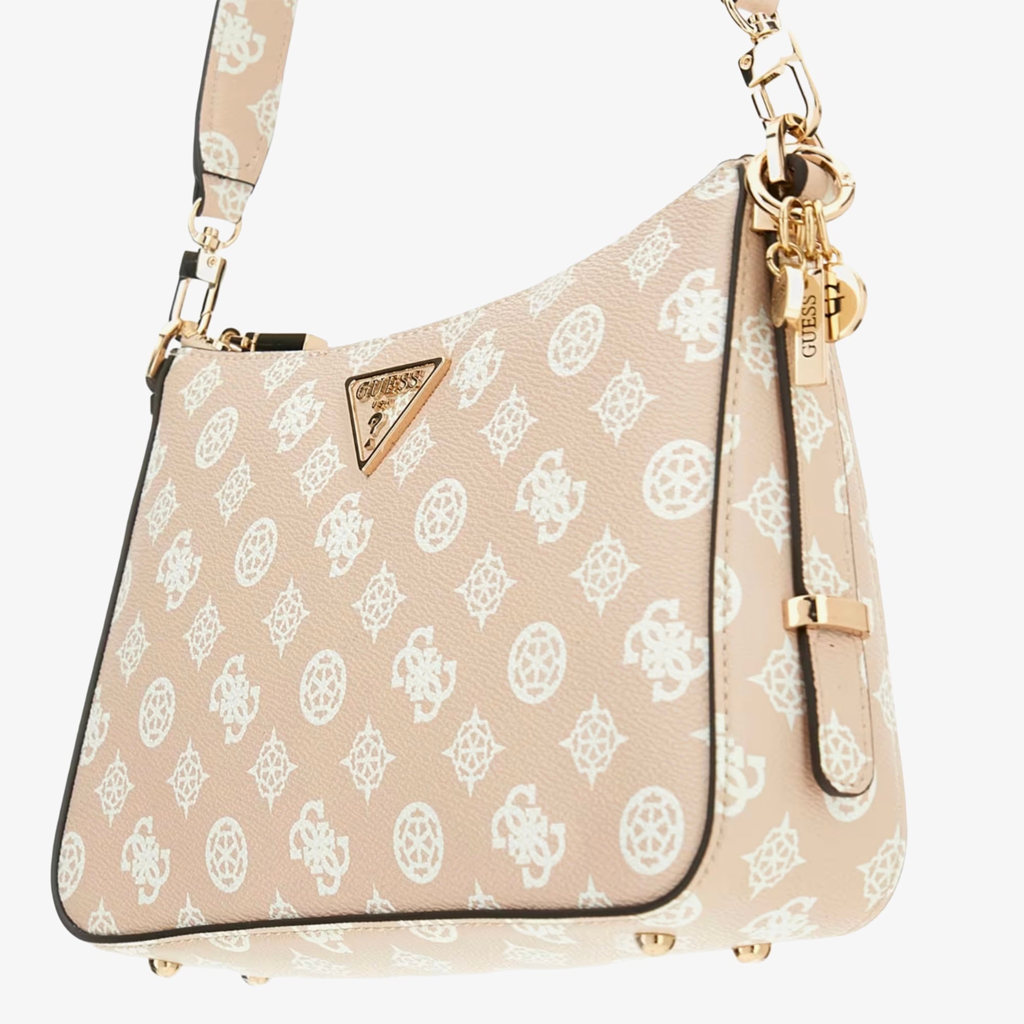 Guess Eco Erica 2Mpt Zip Kadın Bej El Çantası