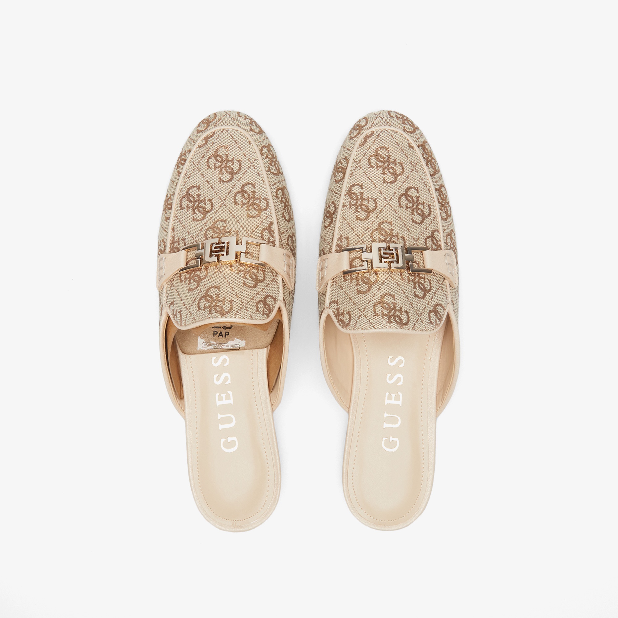 Guess Bommy Crackle Kadın Sarı Terlik