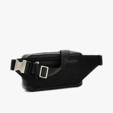  Guess Torino Crossbody Bum Vertical Zip Erkek Siyah Bel Çantası