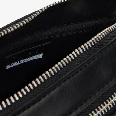  Guess Torino Crossbody Double Zip Crossbody Erkek Siyah Çapraz Çanta