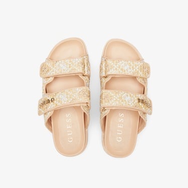  Guess Fadelizz Polyurethane Kadın Renkli Terlik