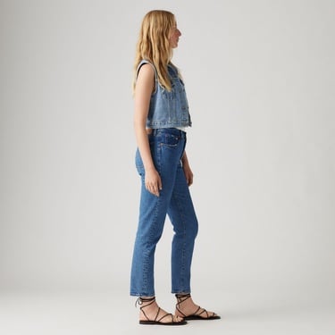 Levi's 501 Crop Jazz Pop Kadın Mavi Jean