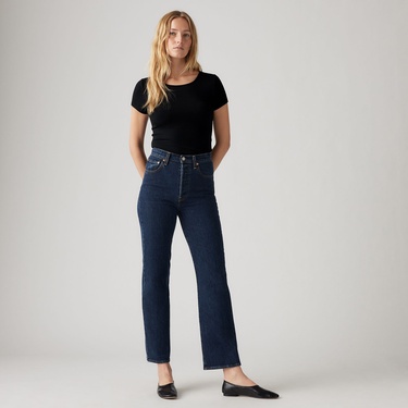  Levi's Ribcage Straight  Salsa Dark Stone Kadın Lacivert Jean
