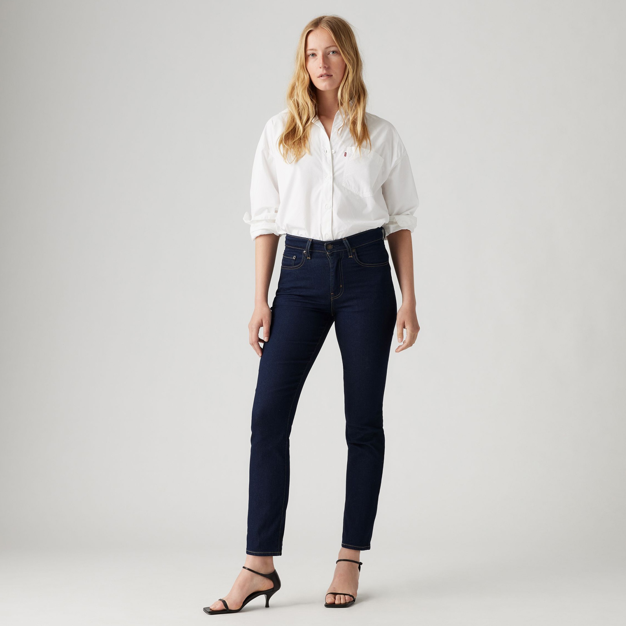 Levi's 724 High Rise Straigt  Kadın Lacivert Jean