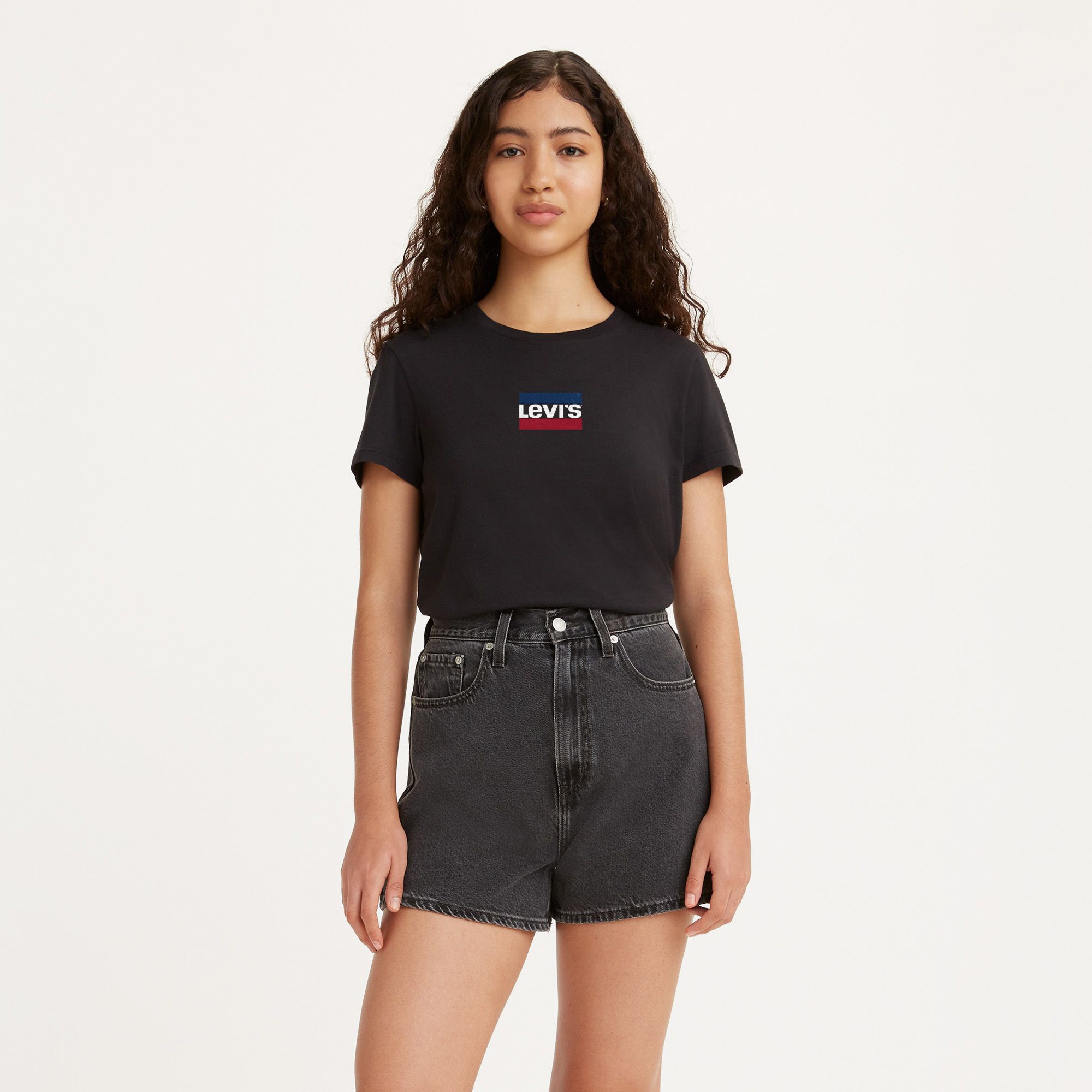 Levi's The Perfect  Kadın Siyah T-Shirt