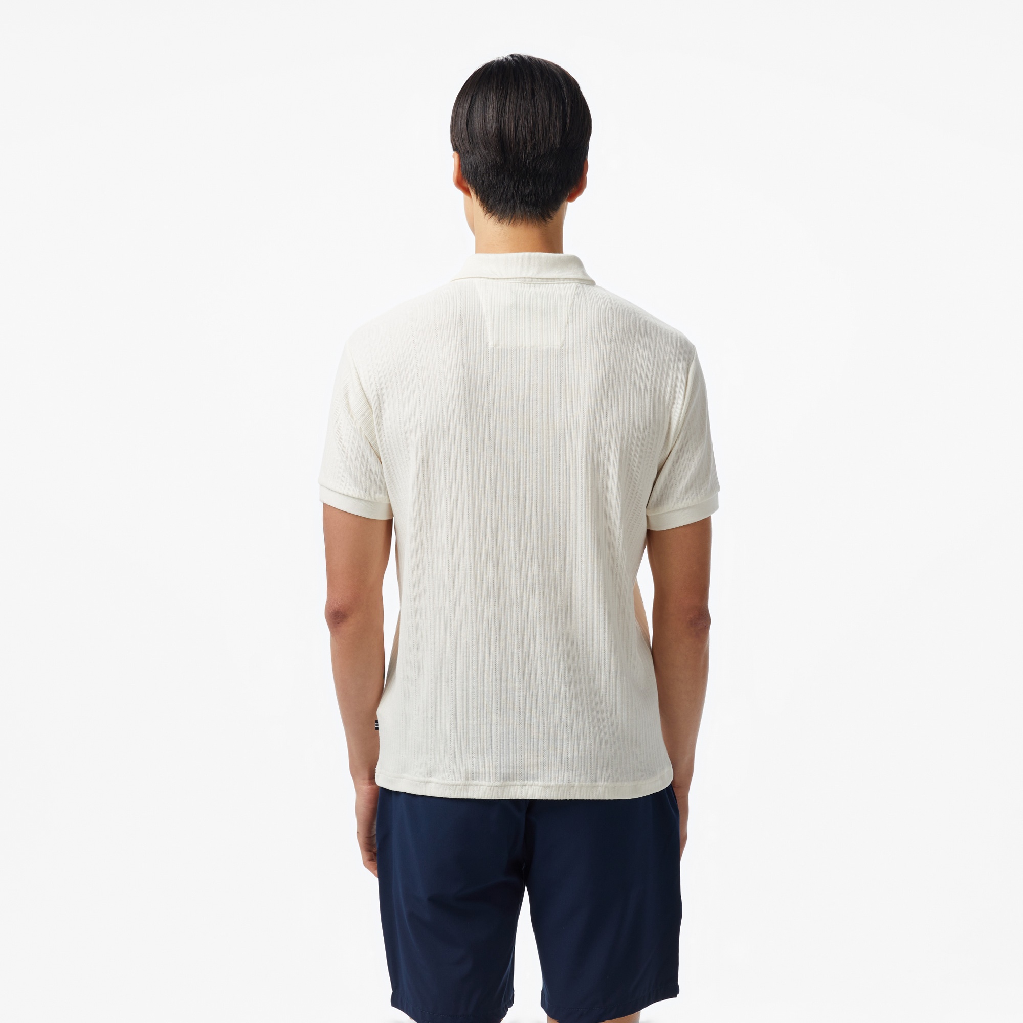 Nautica Erkek Krem Rengi Regular Fit Polo Yaka T-Shirt