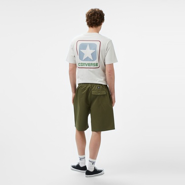  Converse Woven Erkek Haki Şort