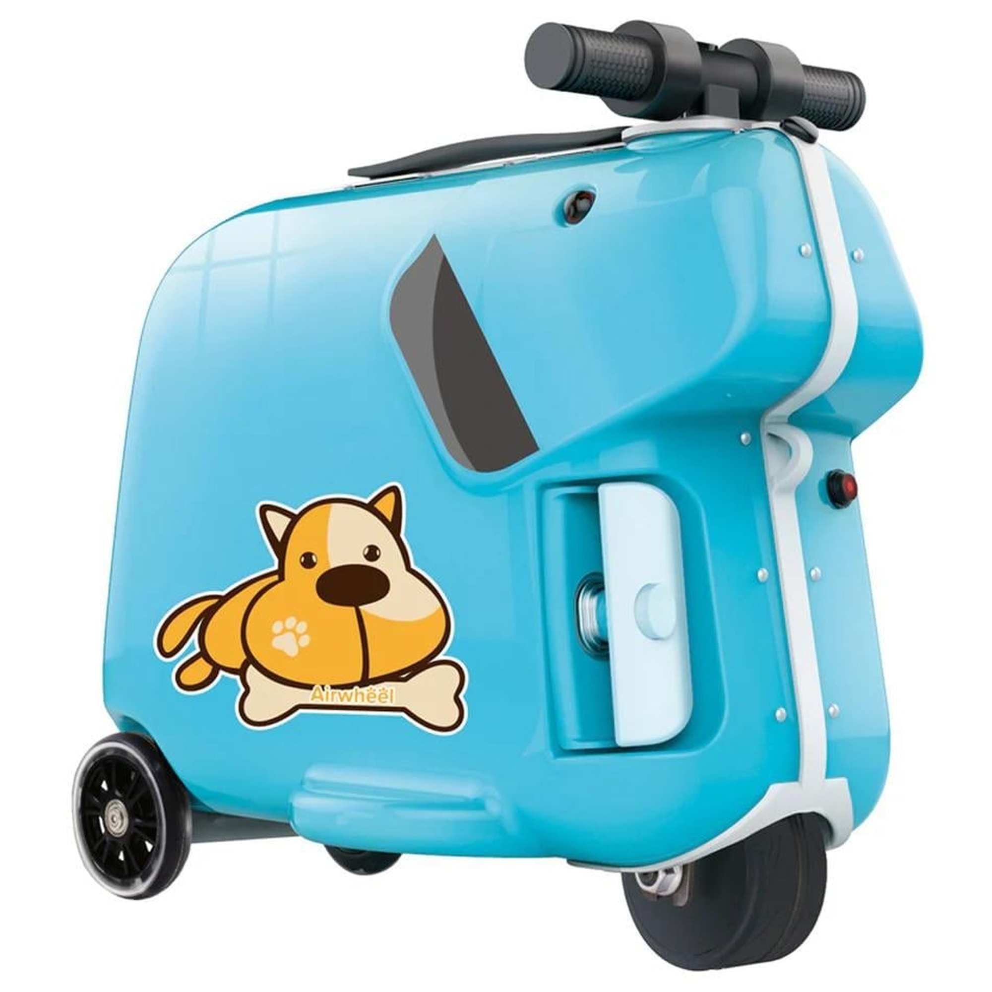 Airwheel SQ3 Çocuklar İçin Elektrikli Binilebilir Scooter Valiz - Mavi(Kabin Boy)