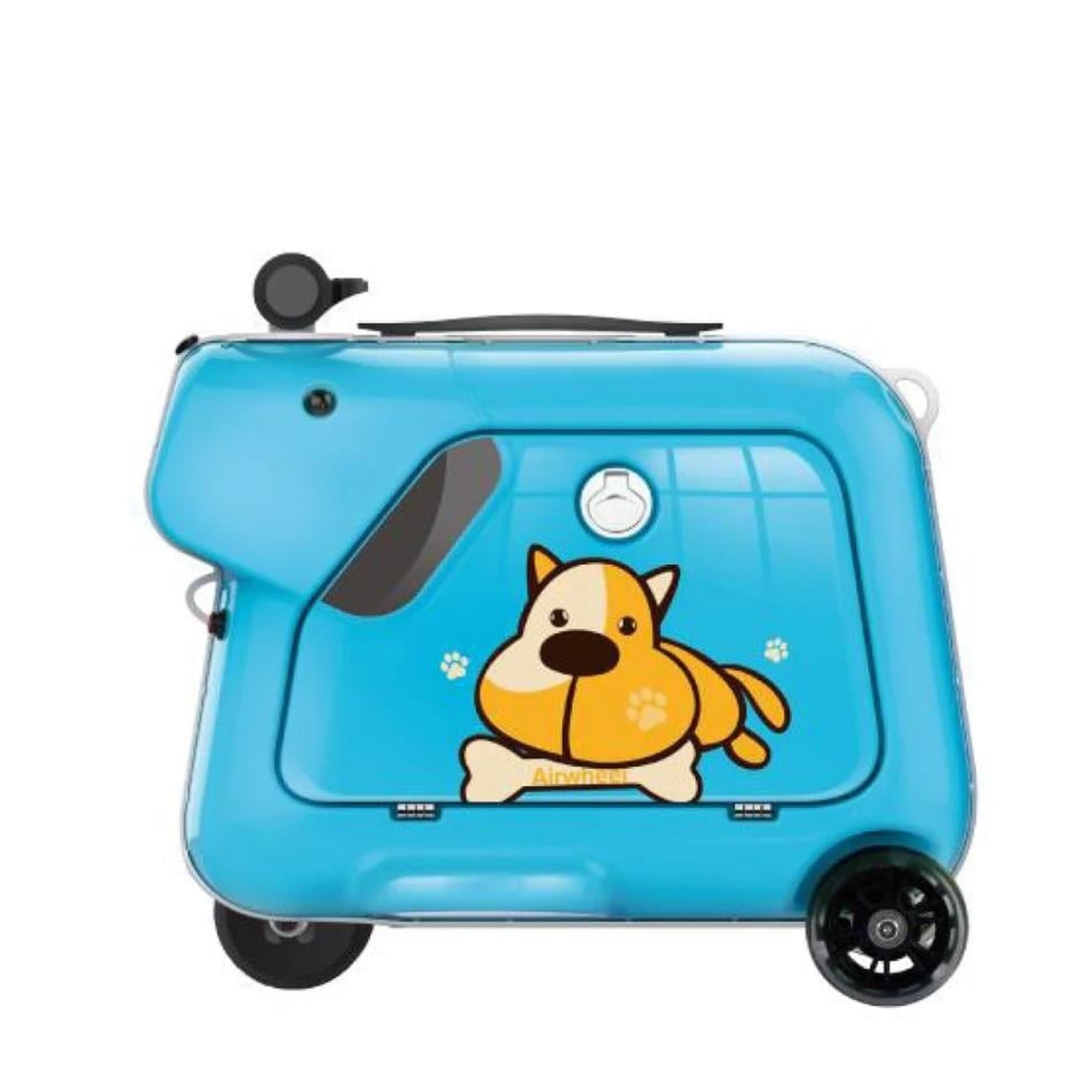 Airwheel SQ3 Çocuklar İçin Elektrikli Binilebilir Scooter Valiz - Mavi(Kabin Boy)