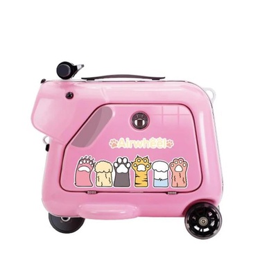  Airwheel SQ3 Çocuklar İçin Elektrikli Binilebilir Scooter Valiz - Mavi(Kabin Boy)