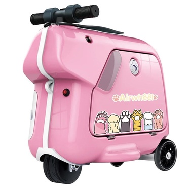  Airwheel SQ3 Çocuklar İçin Elektrikli Binilebilir Scooter Valiz - Mavi(Kabin Boy)