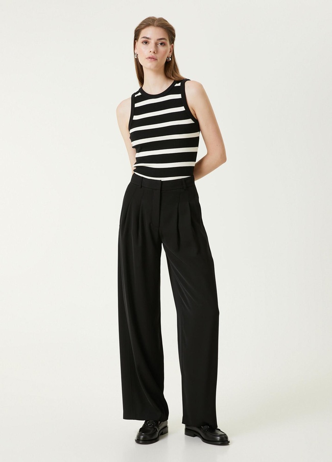  Beymen Club Kadın Siyah Palazzo Pantolon