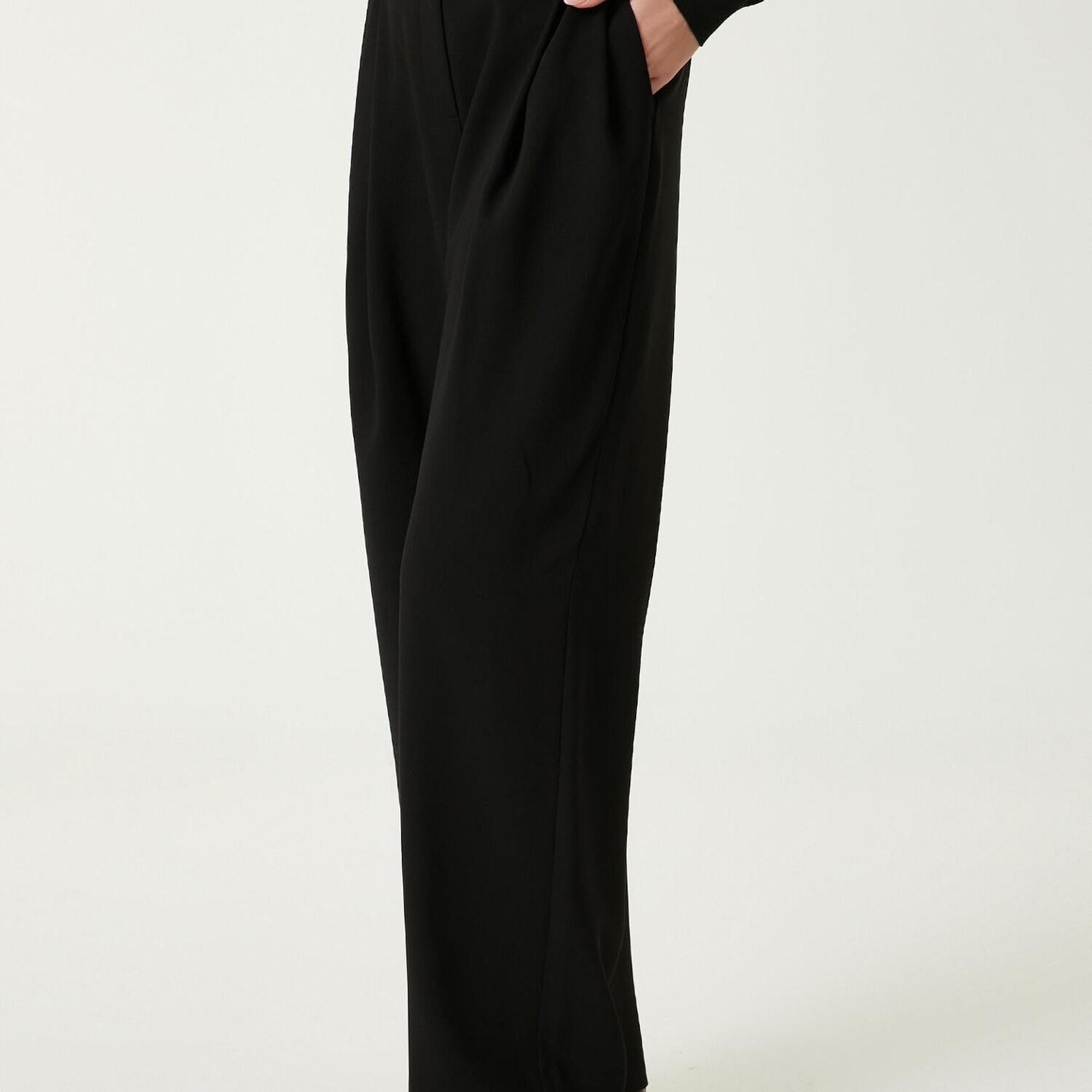 Beymen Club Kadın Siyah Krep Palazzo Pantolon