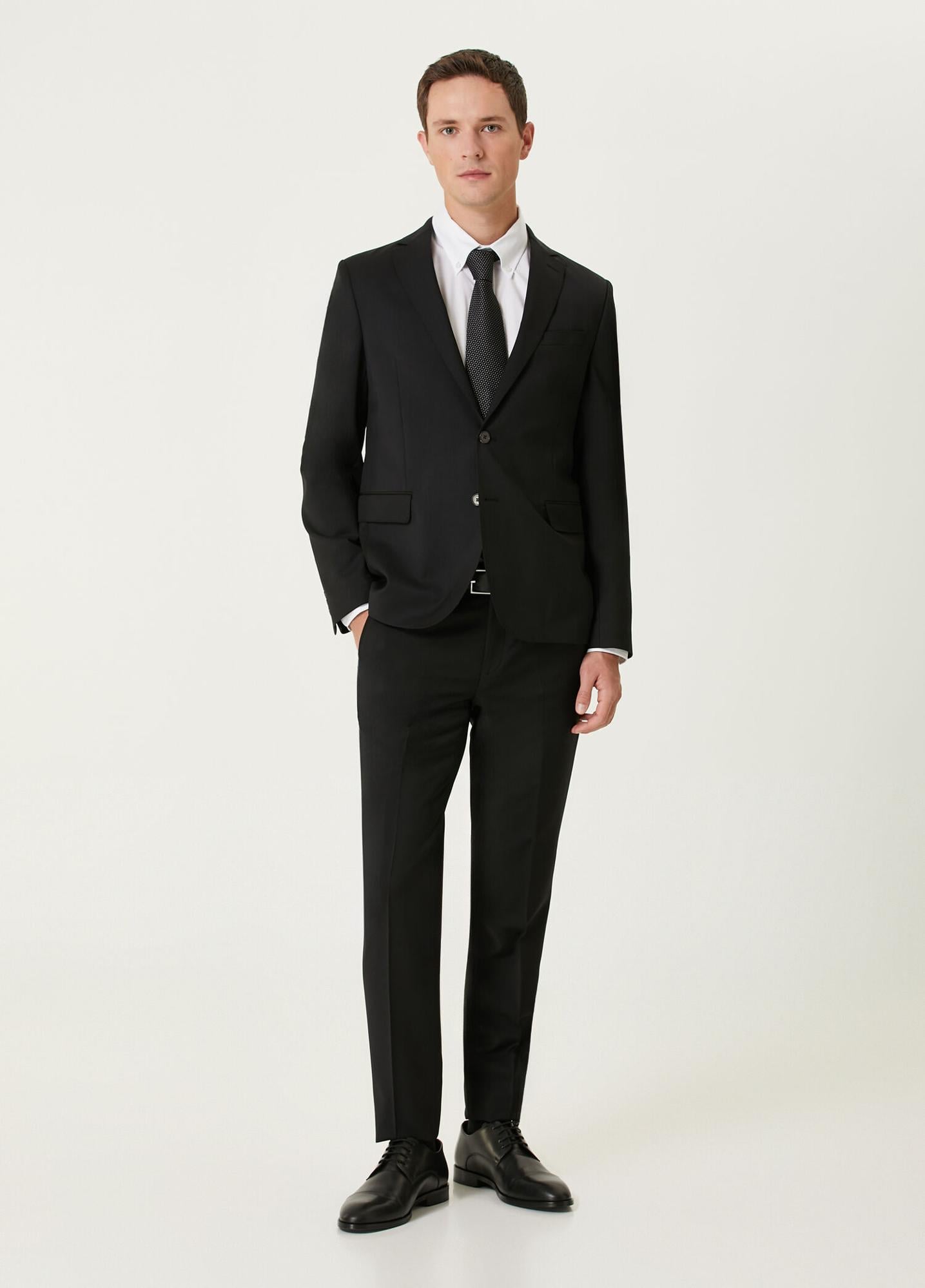  Beymen Club Erkek Drop 6 Siyah Takım Elbise