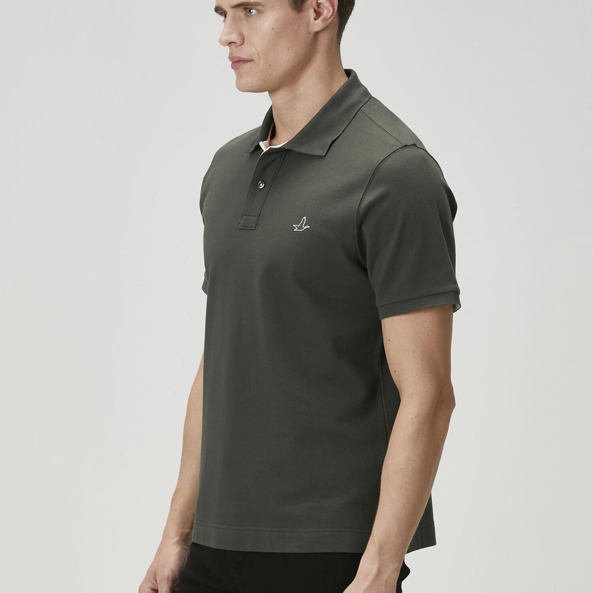 Beymen Club Erkek Comfort Fit Haki Polo Yaka T-shirt