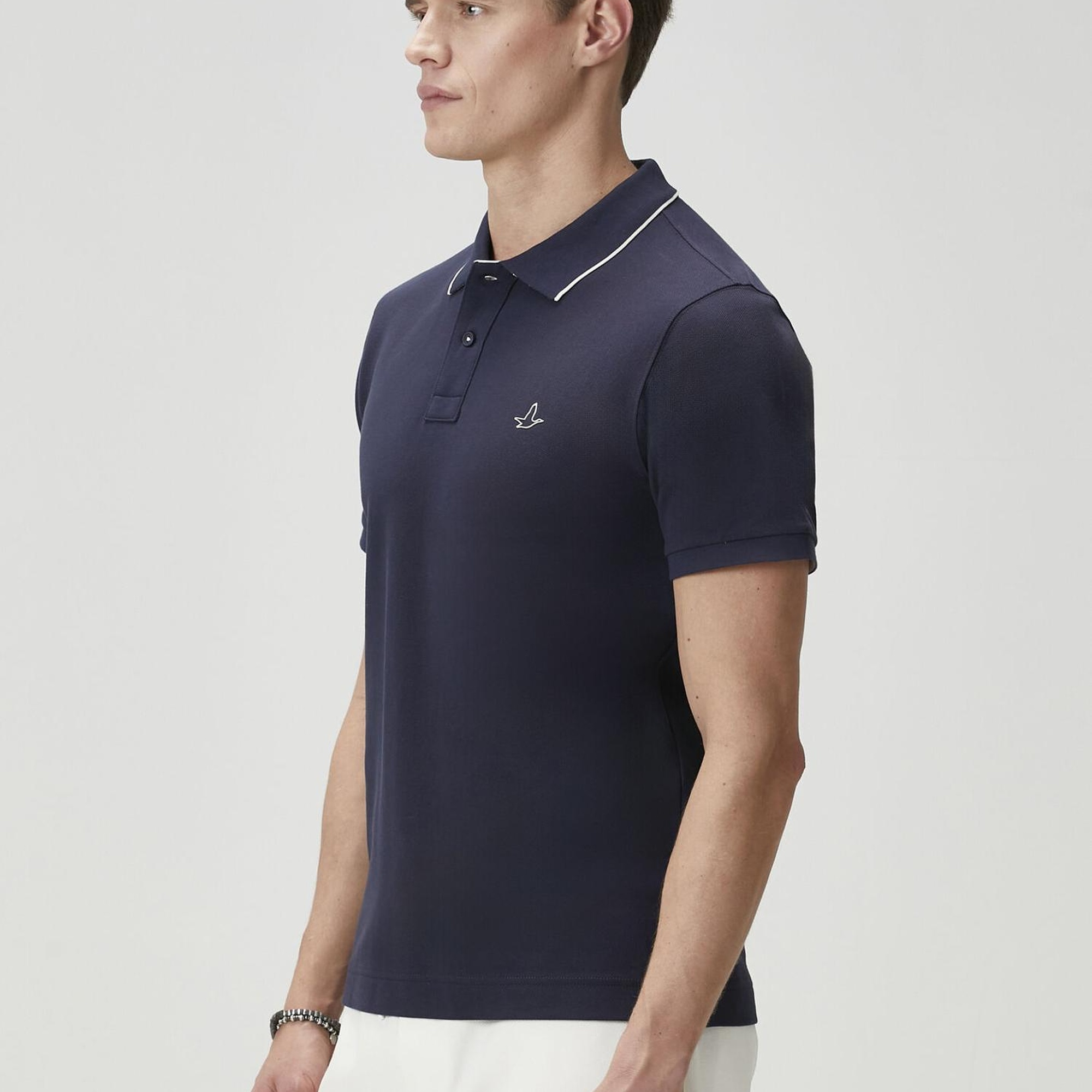 Beymen Club Erkek Slim Fit Lacivert Polo Yaka T-shirt