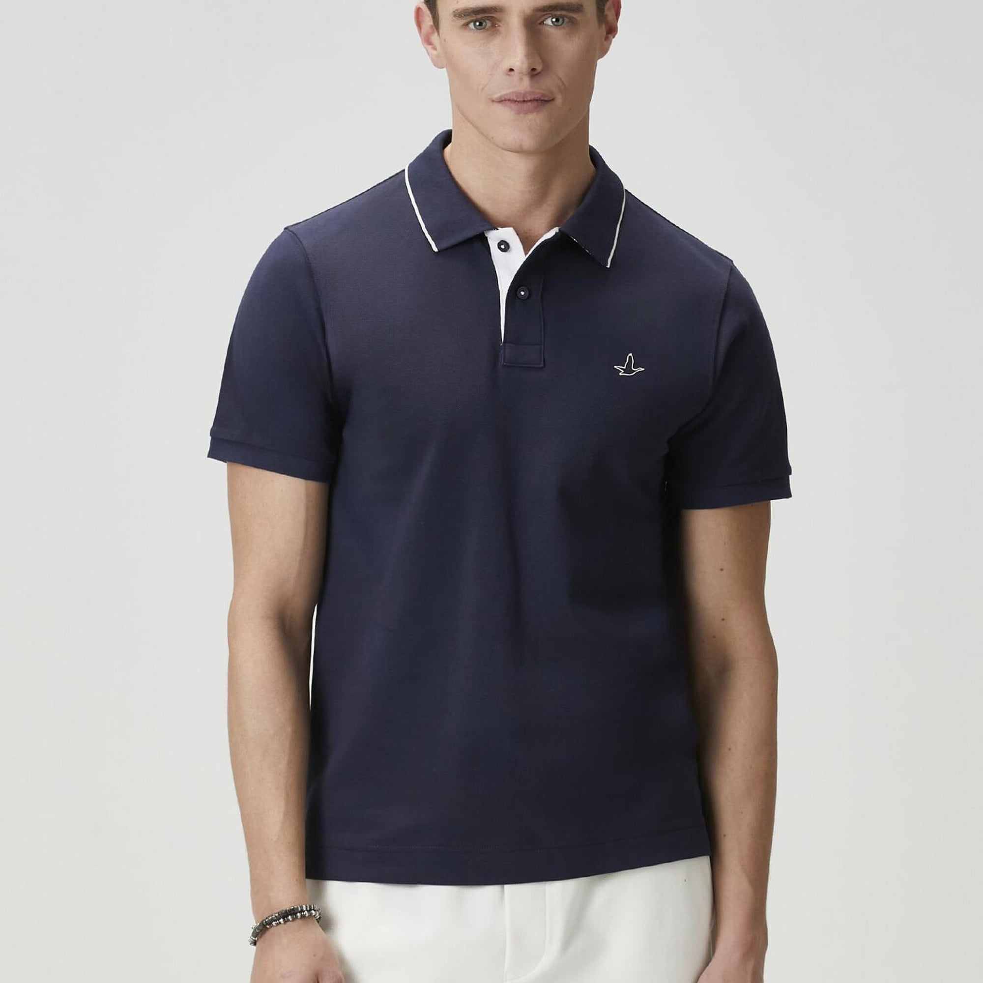 Beymen Club Erkek Slim Fit Lacivert Polo Yaka T-shirt