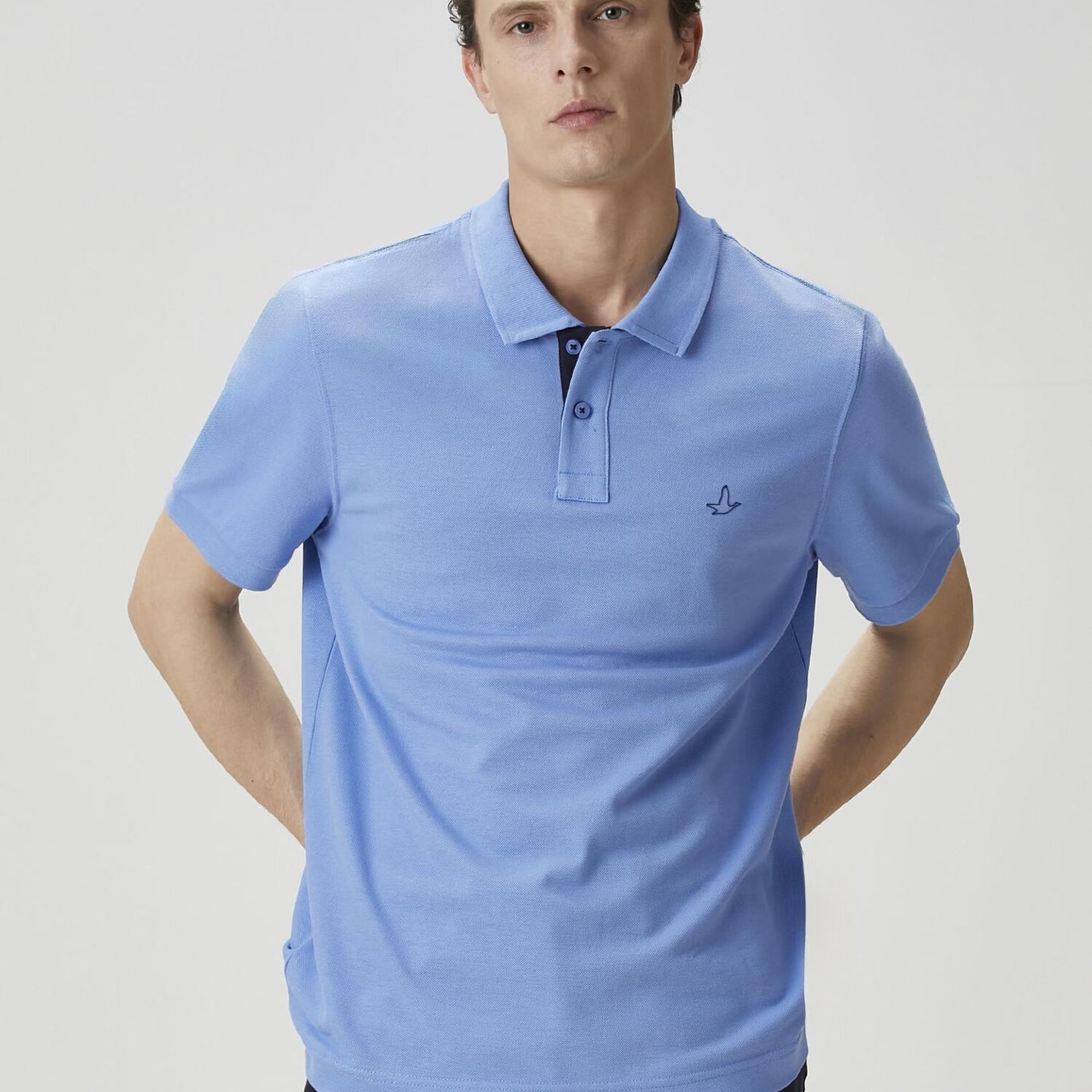 Beymen Club Erkek Mavi Polo Yaka T-shirt