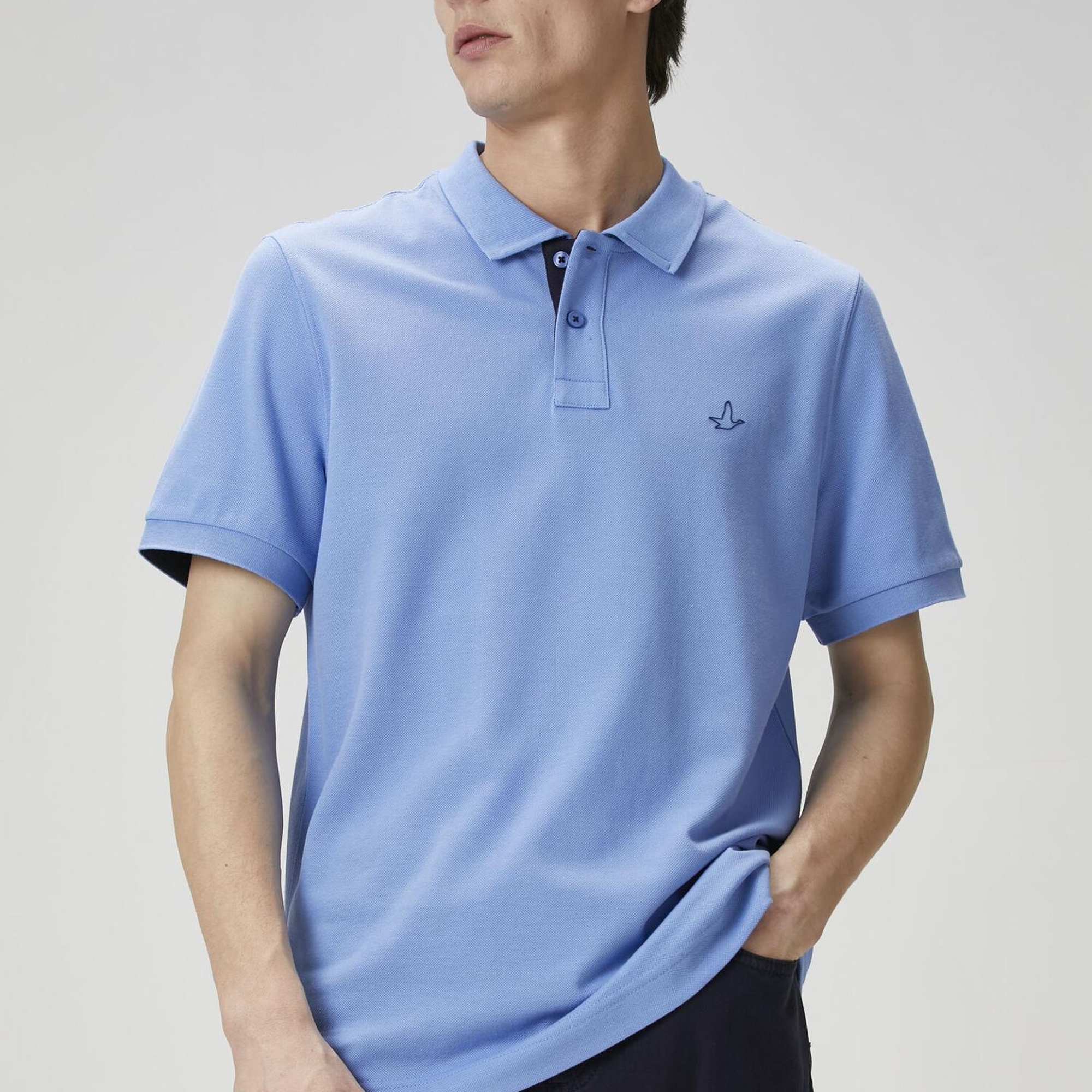 Beymen Club Erkek Mavi Polo Yaka T-shirt