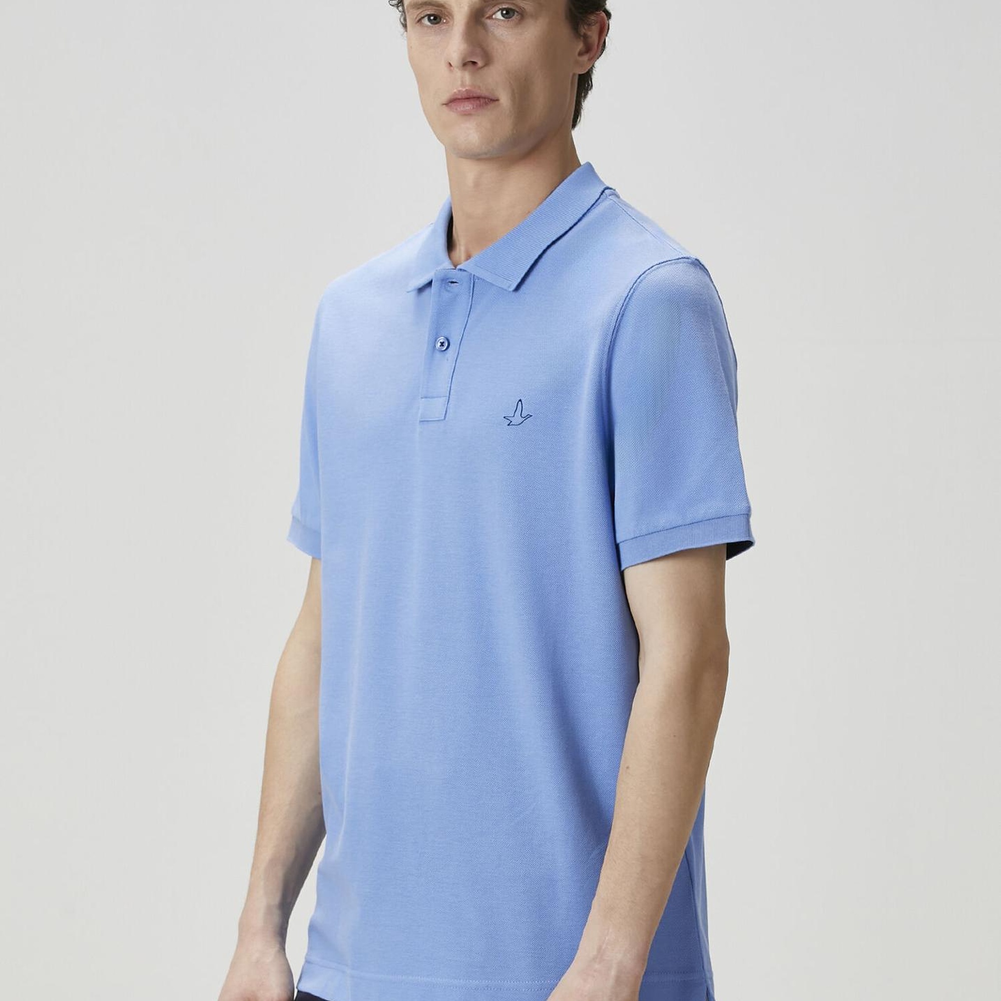 Beymen Club Erkek Mavi Polo Yaka T-shirt