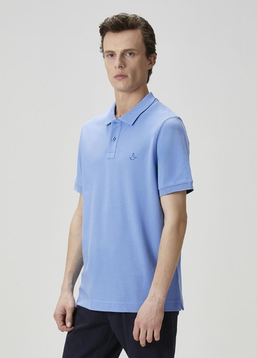 Beymen Club Erkek Mavi Polo Yaka T-shirt