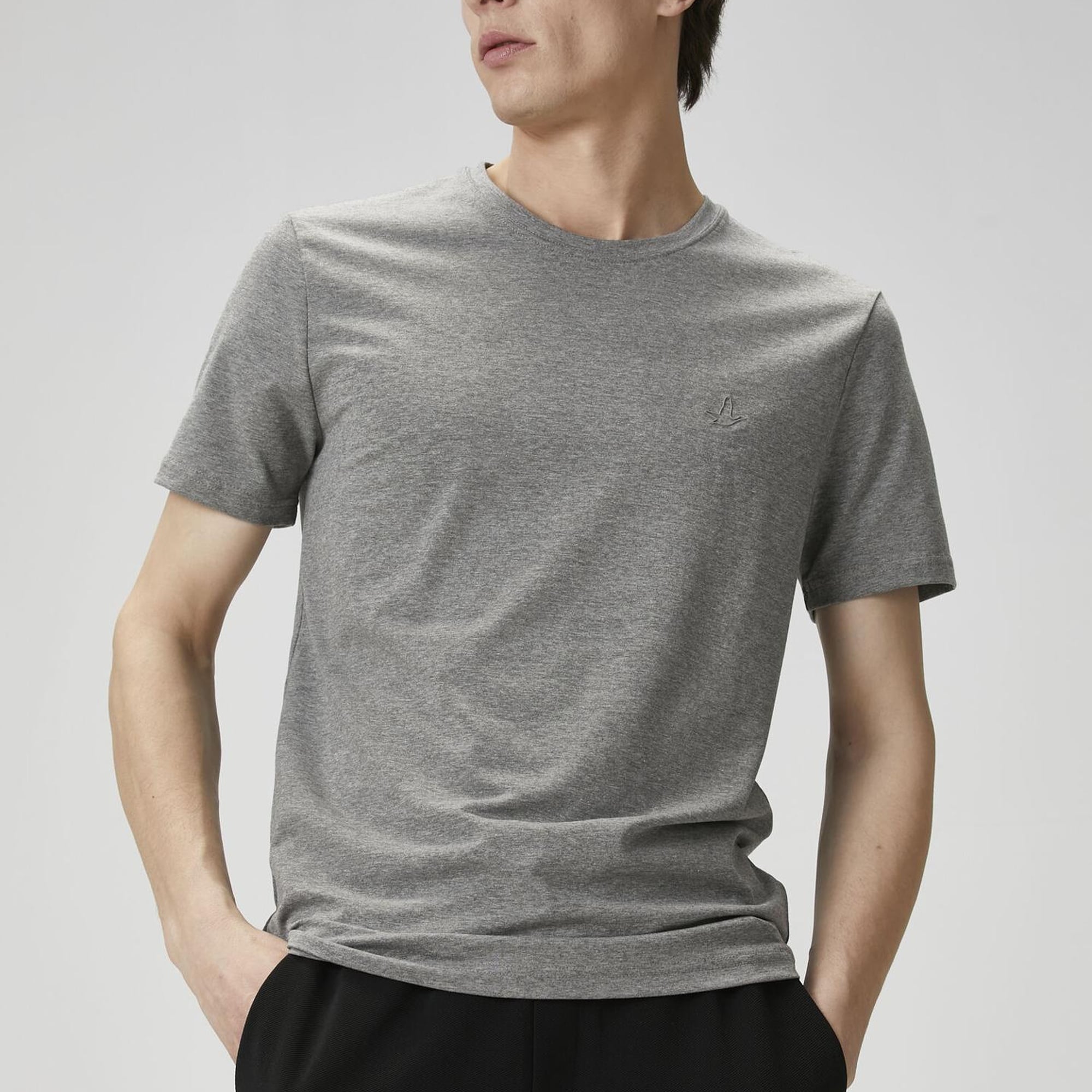 Beymen Club Erkek Antrasit Melanj T-shirt