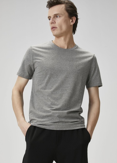  Beymen Club Erkek Antrasit Melanj T-shirt