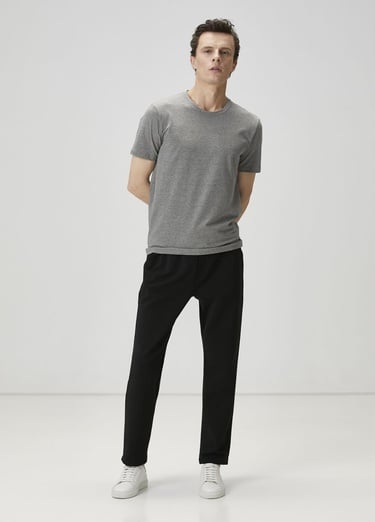  Beymen Club Erkek Antrasit Melanj T-shirt