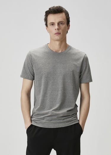  Beymen Club Erkek Antrasit Melanj T-shirt