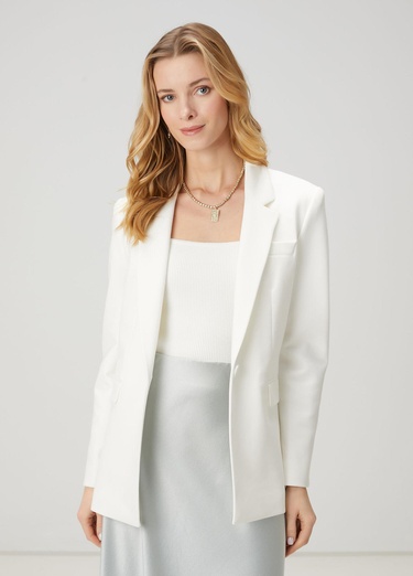  Beymen Club Kadin Beyaz Blazer