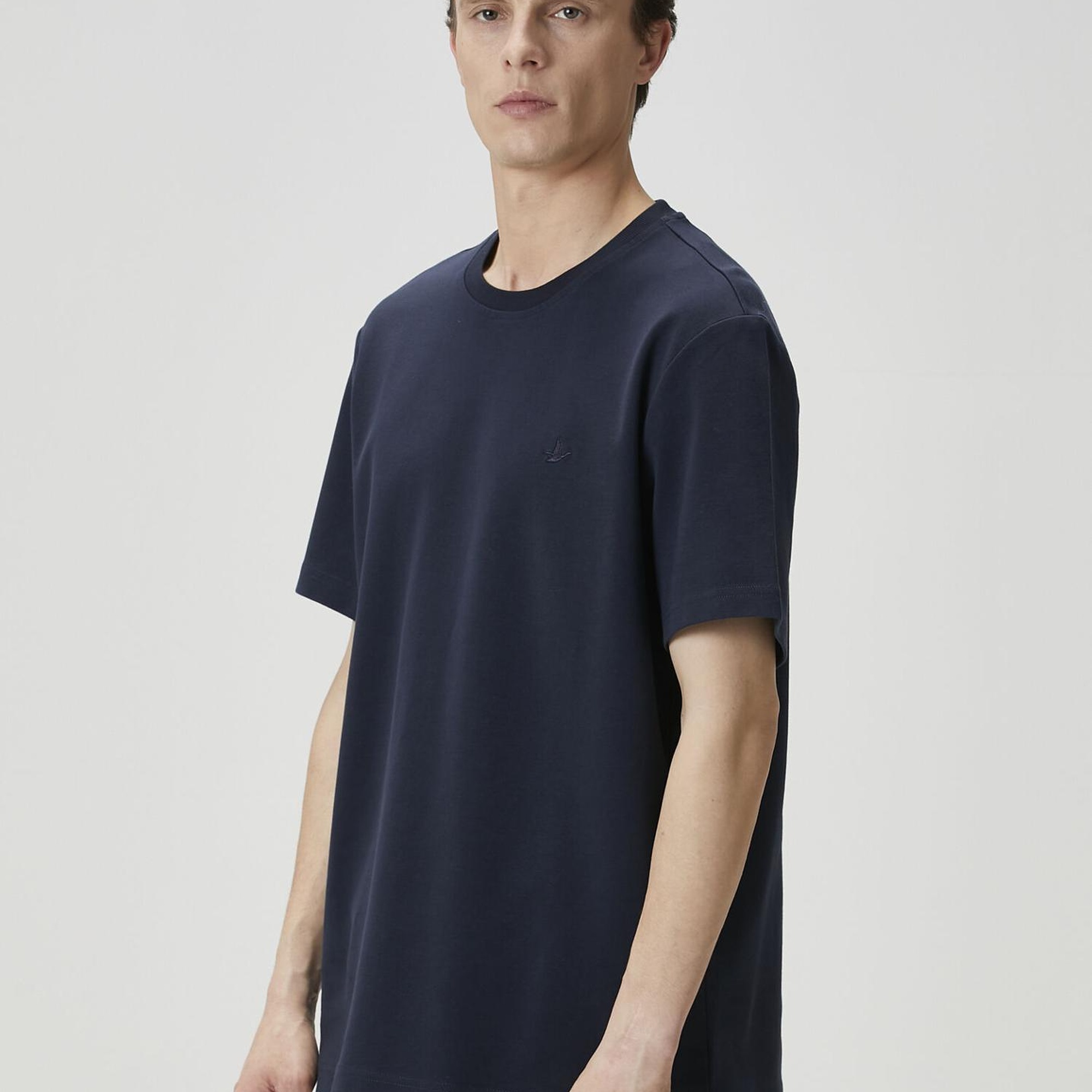 Beymen Club Erkek Relax Fit Lacivert Basic T-shirt