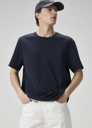  Beymen Club Erkek Relax Fit Lacivert Basic T-shirt