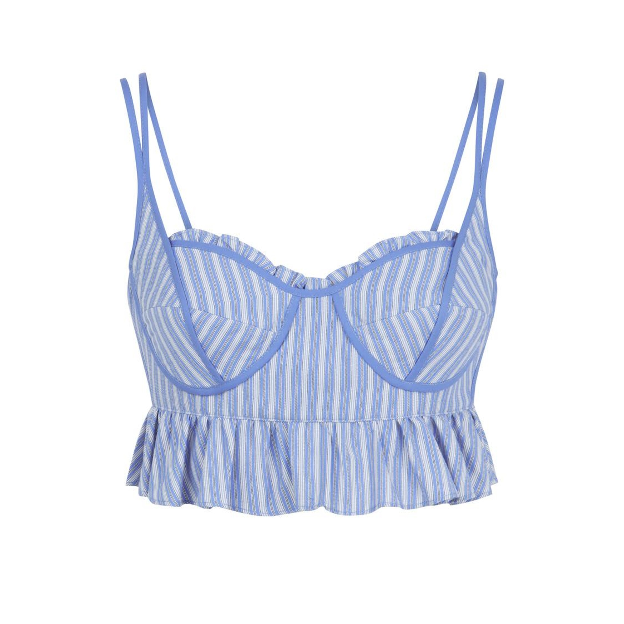 Fırfırlı Crop Top