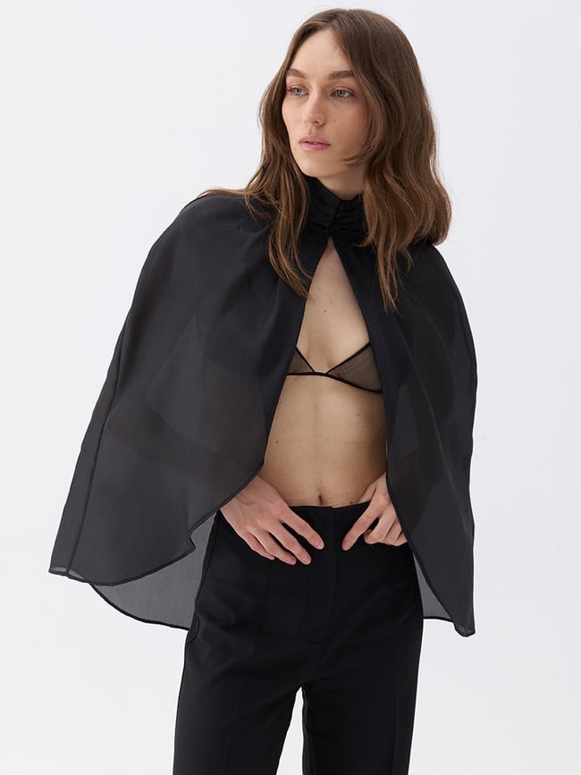  Düğme Detaylı Bolero