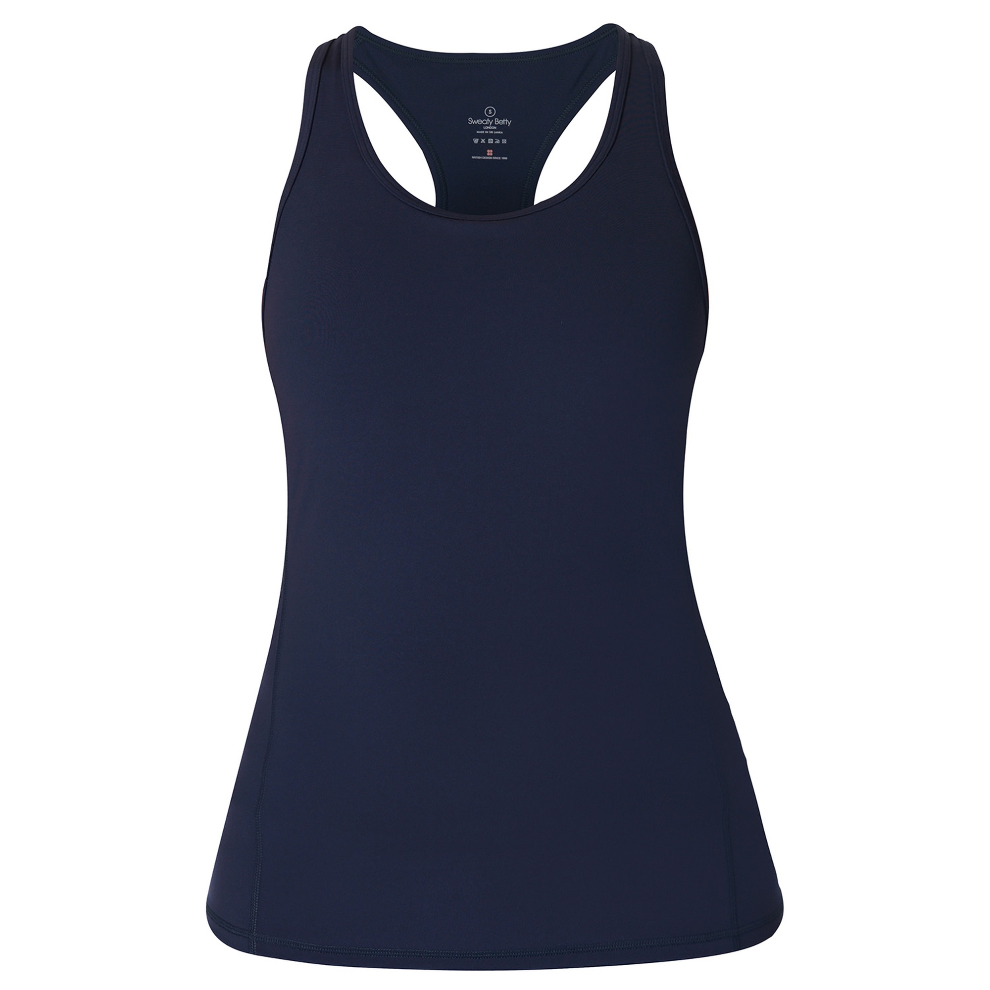 Sweaty Betty Power Medium Impact Gym Kadın Mavi Tank Top