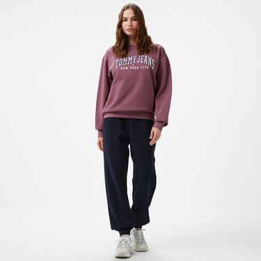  Tommy Hilfiger Mini Corp Kadın Mavi Eşofman Altı