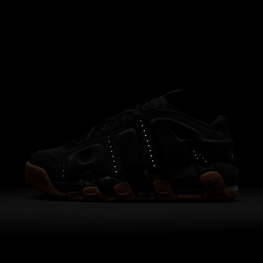 Nike Air More Uptempo Low Erkek Siyah Spor Ayakkabı