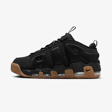  Nike Air More Uptempo Low Erkek Siyah Spor Ayakkabı