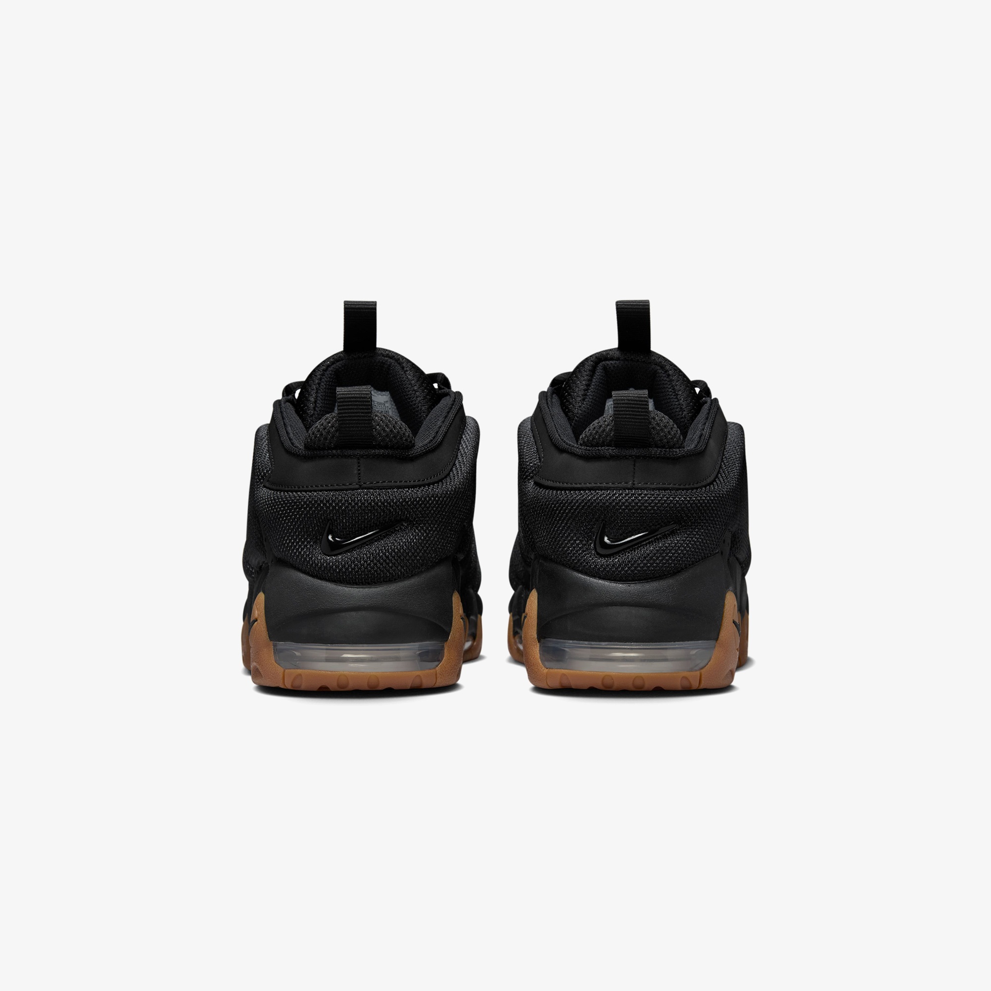 Nike Air More Uptempo Low Erkek Siyah Spor Ayakkabı
