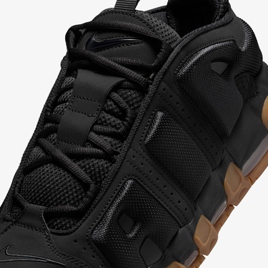  Nike Air More Uptempo Low Erkek Siyah Spor Ayakkabı