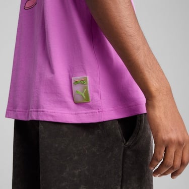  Puma X Tmnt Graphic Erkek Mor T-Shirt