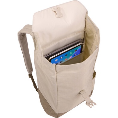  Thule Lithos Sırt Çantası 15.6 İnç (Pelican Gray/Faded Khaki, 16L)