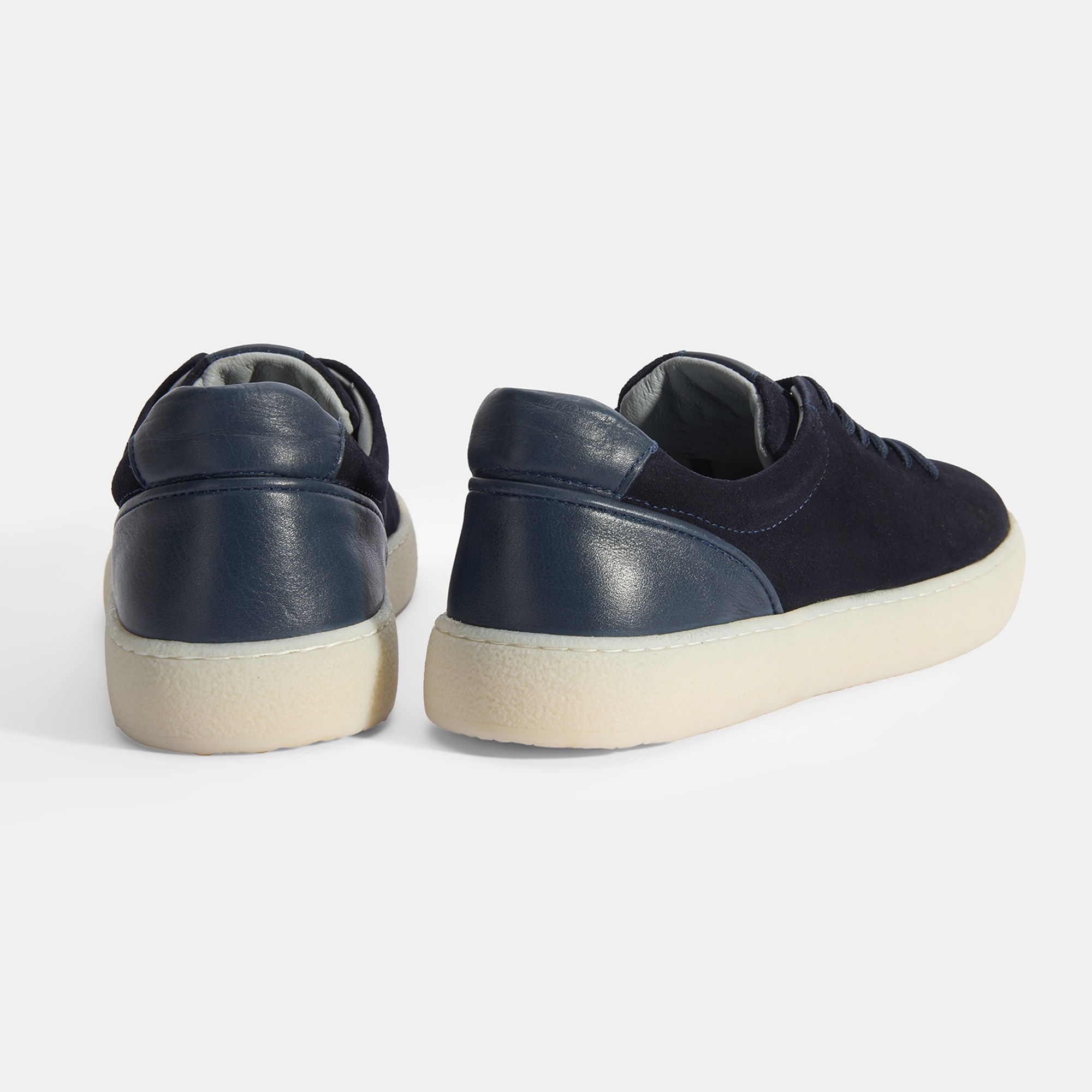 Erkek Lacivert Bağcıklı Süet Günlük Ayakkabı