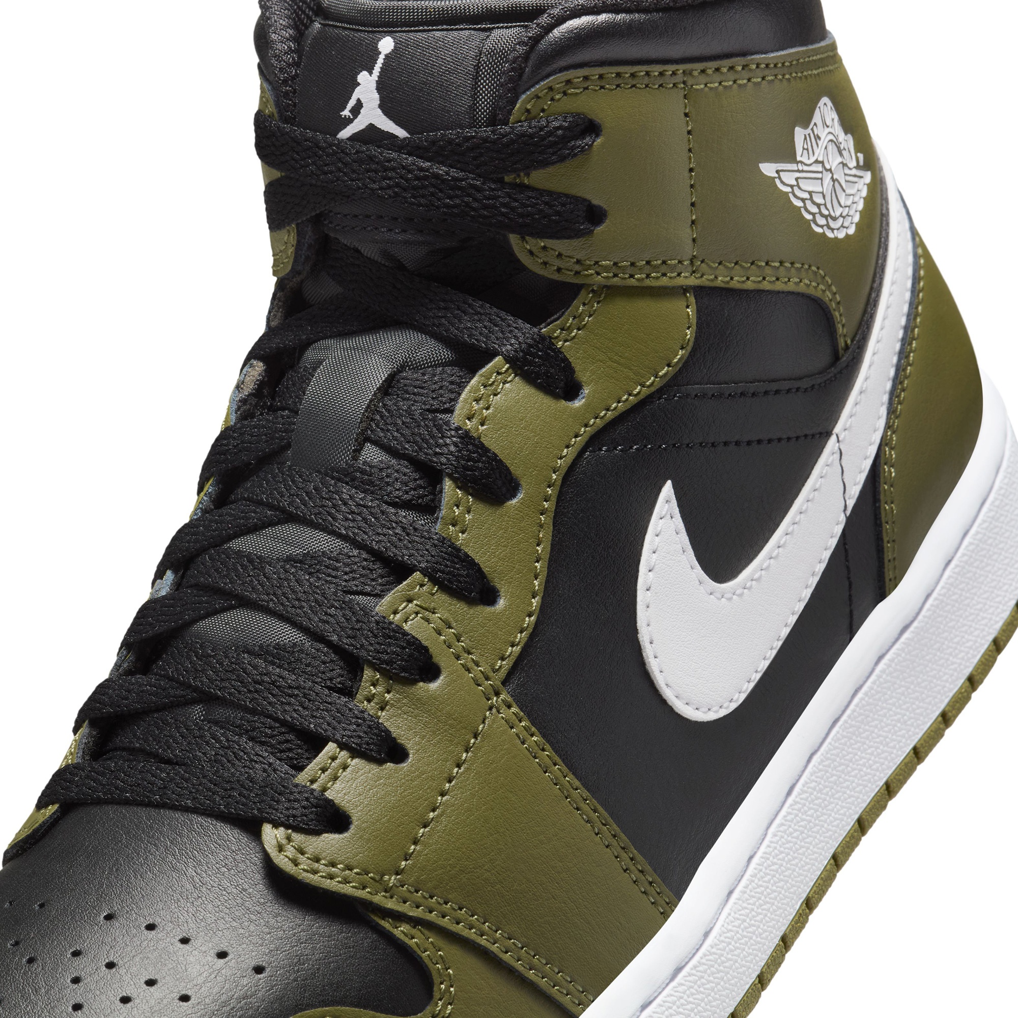 Jordan Air 1 Mid Erkek Siyah Spor Ayakkabı