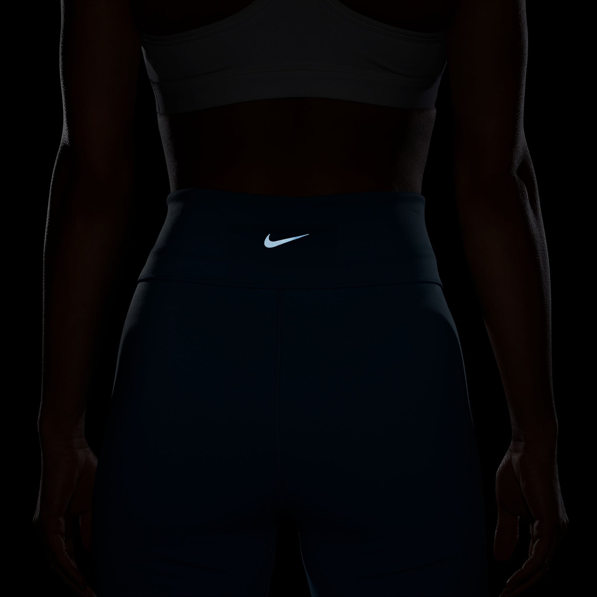 Nike One Dri-Fit High Rise Kadın Mavi Eşofman Altı