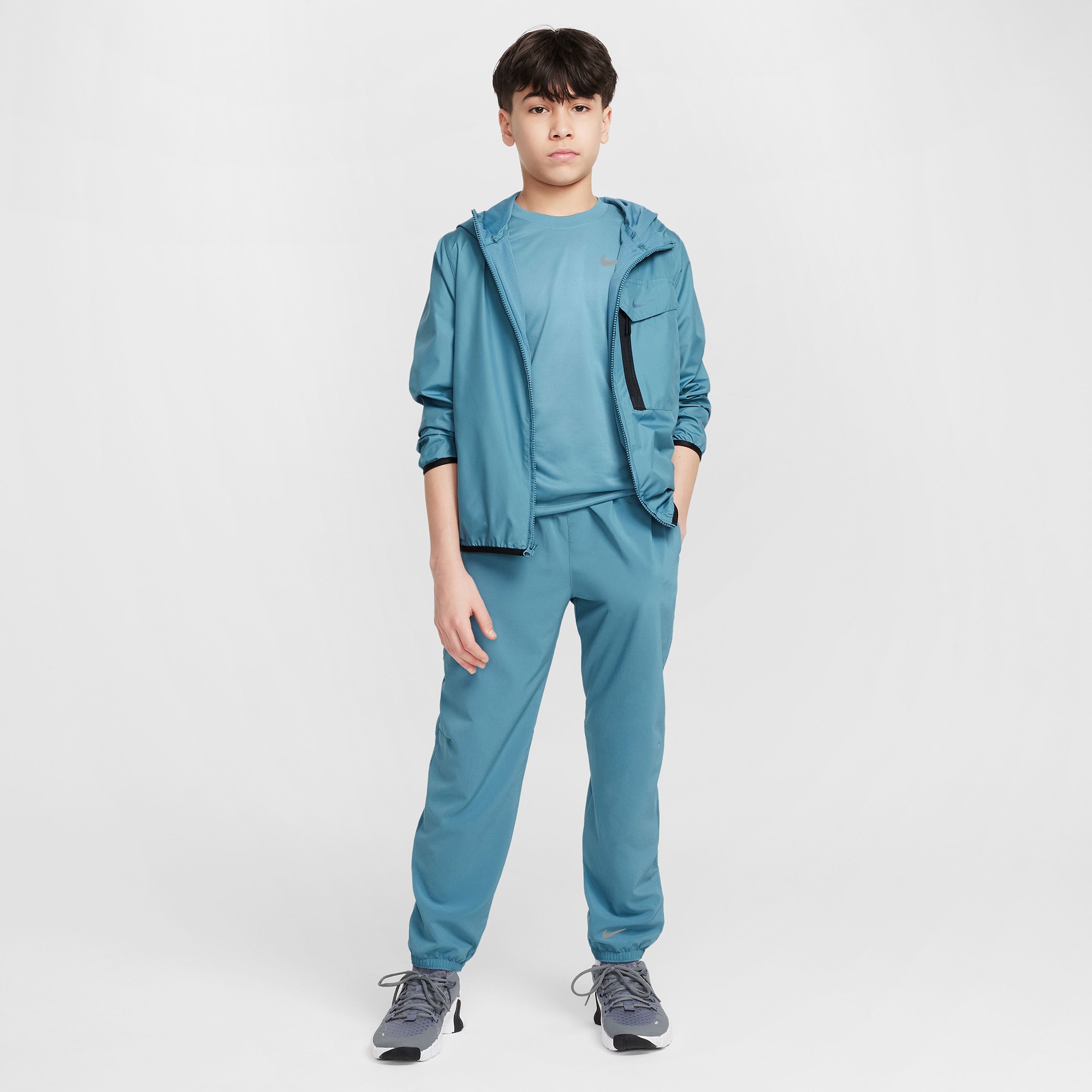 Nike Dri-Fit Multi Essential Çocuk Mavi Eşofman Altı